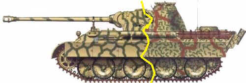 WK2 Whermacht ab 1943 Panzer RAL 8012 Rotbraun 